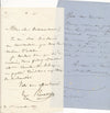 J.B. François PROVOST 2 lettres A. de Beauchesne Et certificats naissance fils
