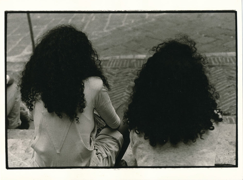 De dos cheveux femmes filles photo photographie argentique époque