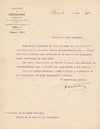 Société de Géographie E. Perrier Etienne Hulot lettre signée Louis Vaillant