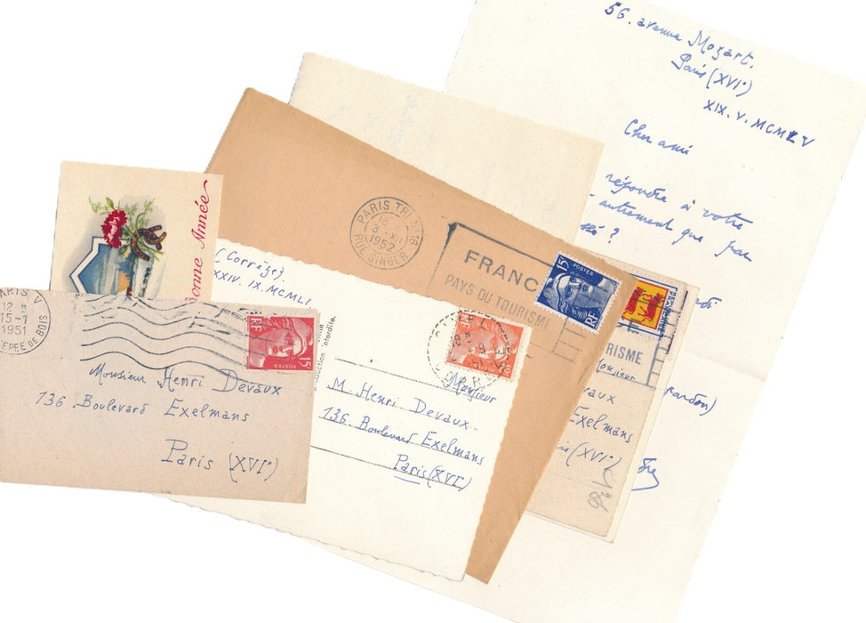 Francis de MIOMANDRE correspondance 15 lettres autographes signées sa vie