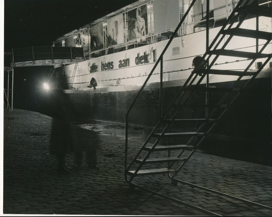 1952 Bestaan barges Hollande exposition plan Marshall 18 photo photographie USA