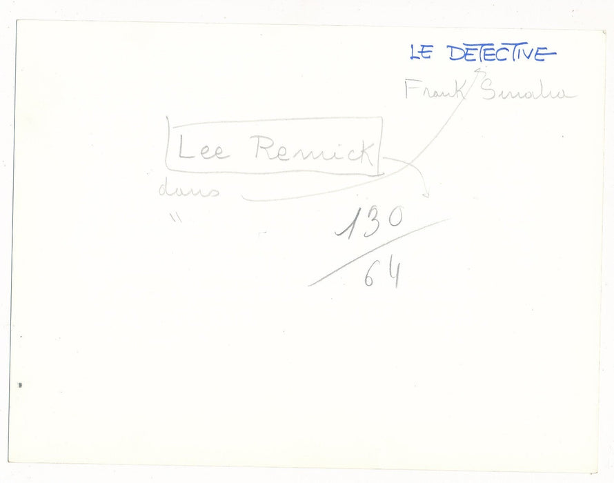 Le Détective 1968 Frank SINATRA Lee REMICK film cinéma sexy photographie époque