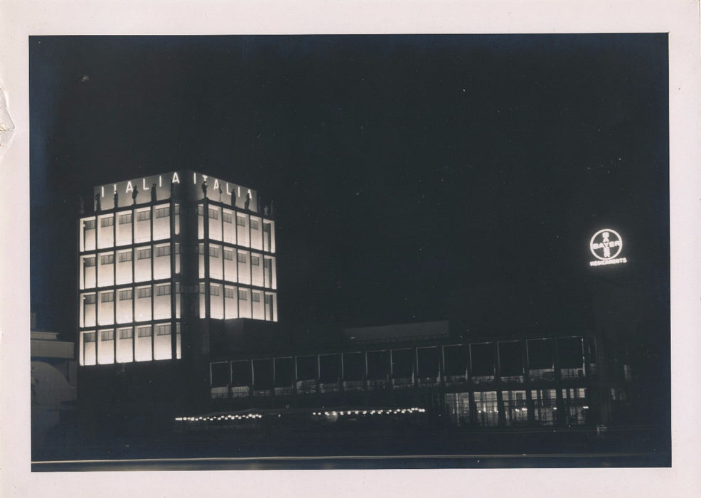 photo Paris Exposition Arts Techniques 1937 3 tirage époque Aluminium Byrrh