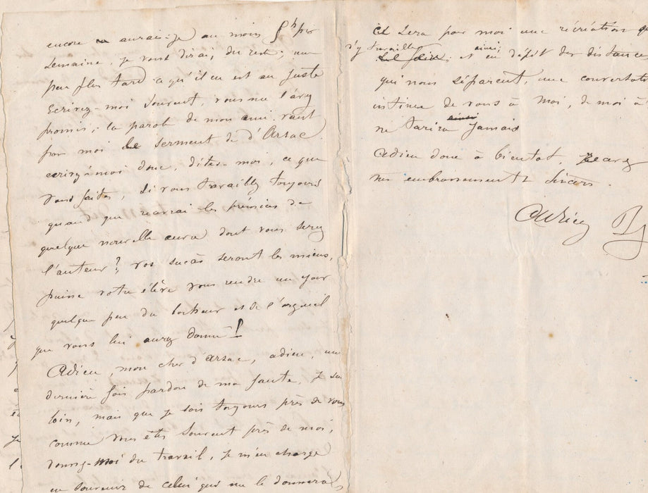 Militaria BALNY D AVRICOURT marine CHINE 8 lettres autographes jeunesse Borda