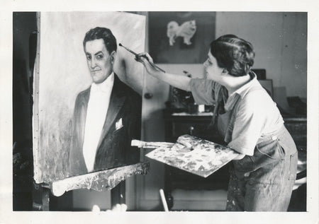 Comtesse Monici portrait ténor Tito Schipa atelier photo photographie époque