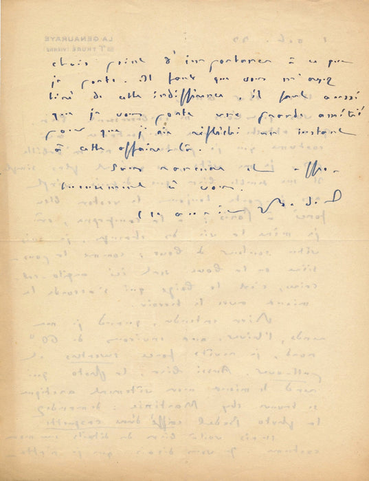 écrivain Maurice Bedel lettre autographe signée amusant vêtement Martinie