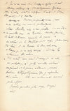 Louis GENTIL géologue 2 lettres autographes affaire Emile Mauchamp Chalon