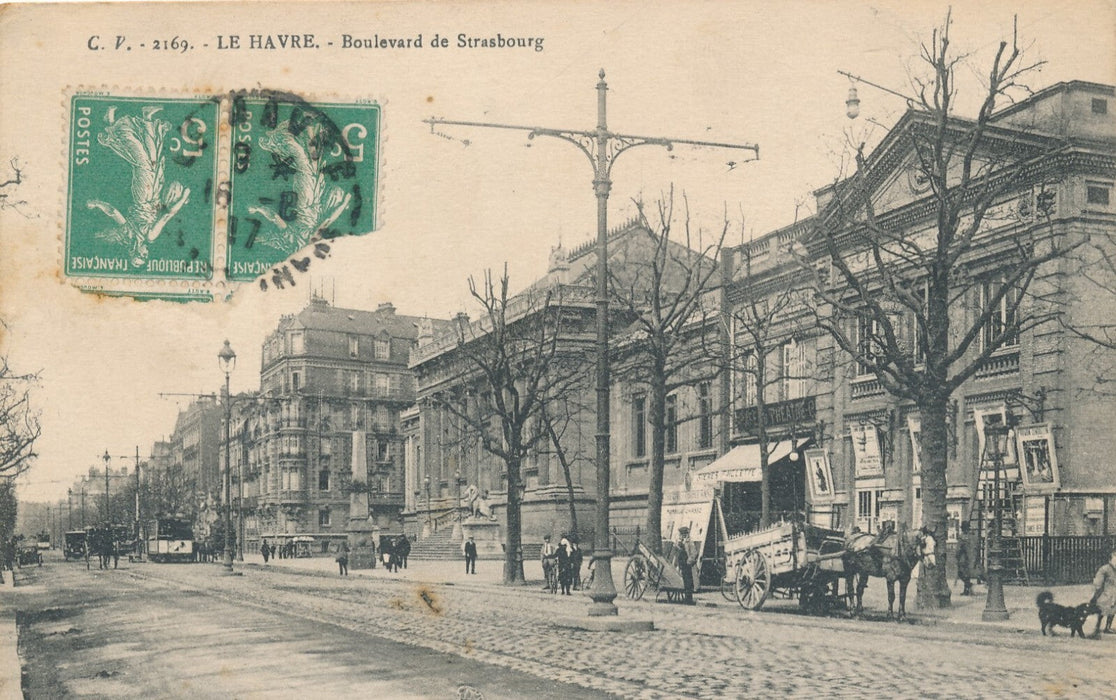 Le Havre Seine-Maritime 11 cartes postales plage navires bateaux