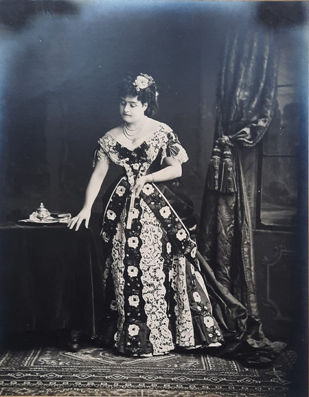 Coll. Albert GILLES 2 portraits dames haute société photo photographuies v. 1900