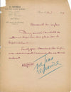 intéressant ensemble autographe Henri JEANSON 2 lettres 1 billet 1 télégramme