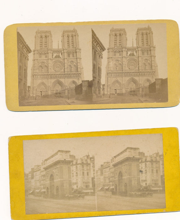 Paris 20 cartes stéréoscopique photo photographie 1860-1901 stéréo stereo
