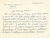 Charles Vildrac évoque poète Léon-Paul Fargue 2 cartes autographes signées