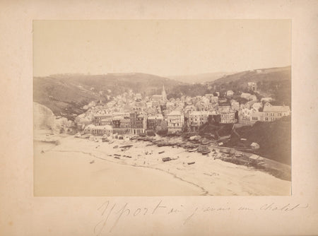 Yport Normandie Seine Maritime photo photographie albumine v. 1880