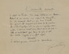 FRANC-NOHAIN 1 poème autographe 2 lettres écrivain poète
