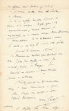 Louis GENTIL géologue 2 lettres autographes affaire Emile Mauchamp Chalon