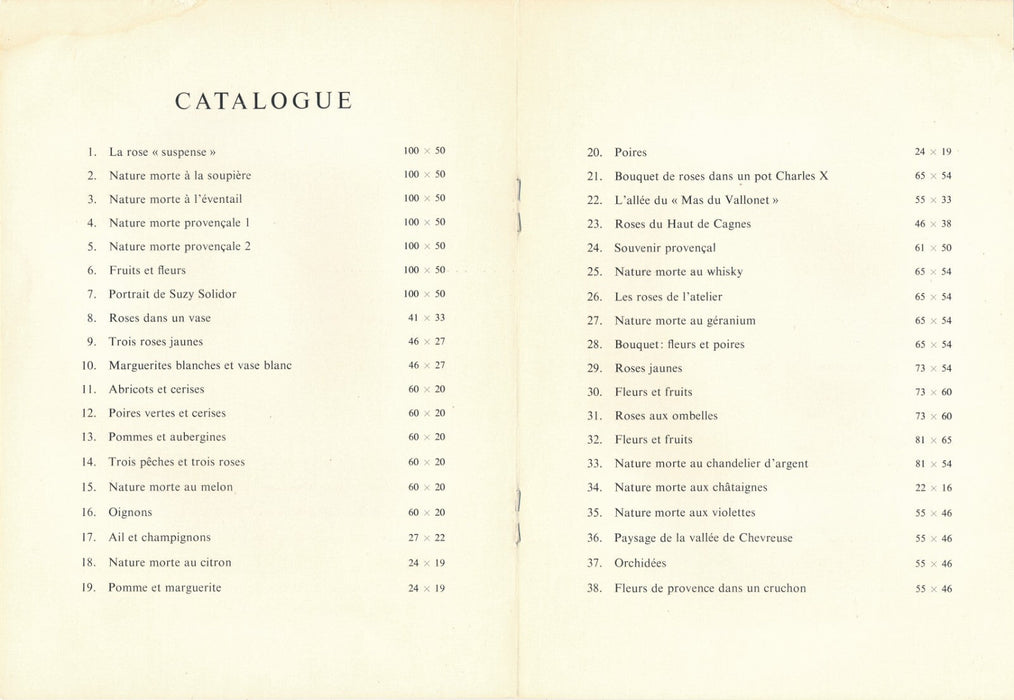 RASKY peintre brochure exposition galerie Motte Genève