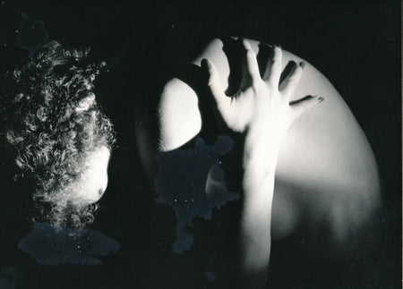 Photomontage ? ombre et lumière main photo photographie cheveux femme corps