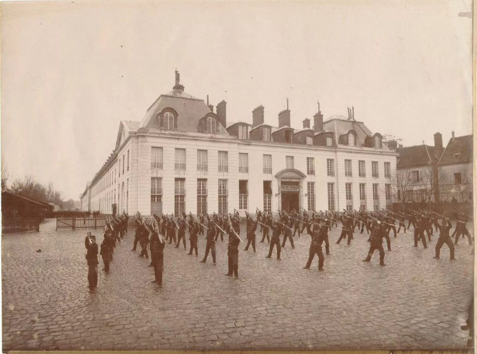 militaria militaire infanterie Rambouillet 1888 12 tirages époque escrime armes