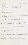 Albert DELPIT 3 lettres autographes signées écrivain collabore avec E. Portalis