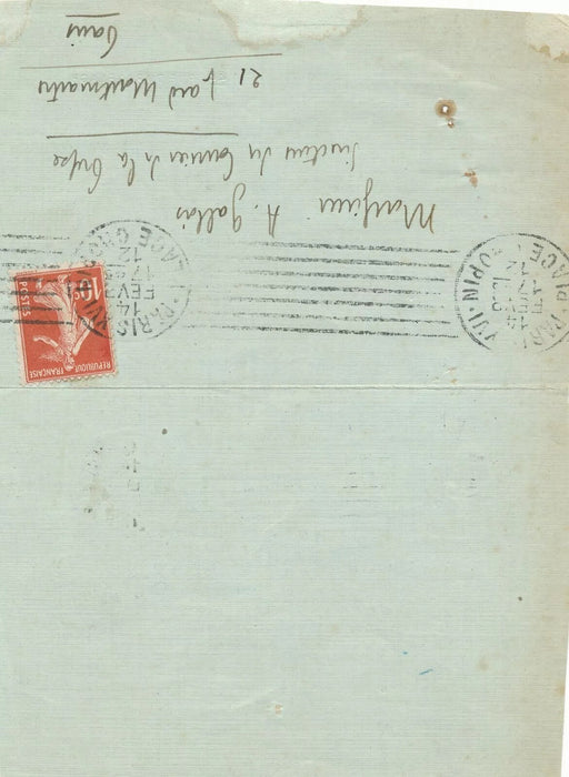 5 documents autographes Henry BORDEAUX Taponier Bellet Mainguet