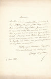 Georges DUPLESSIS 2 lettres autographes signées Hamilton Gavin et Lady