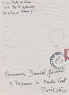 Jacques de PATY DE CLAM peintre 7 lettres autographes graveur DANIEL-GIRARD