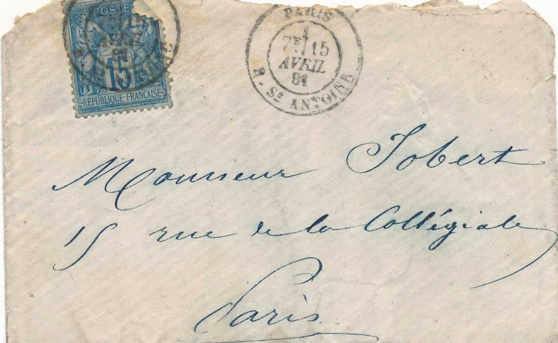 peintre Dominique Hubert ROZIER 3 autographe signées à Jobert broderie Lyon