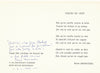 Pierre MENANTEAU 4 lettres autographes signées Aubert Duhamel Roland Le Cordier