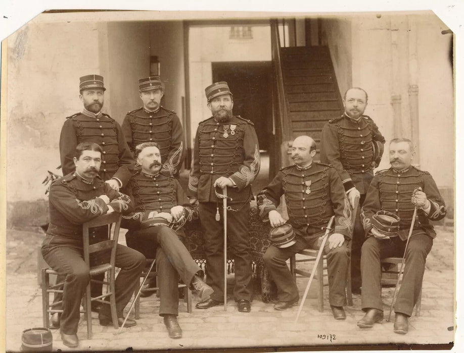 militaria militaire infanterie Rambouillet 1888 12 tirages époque escrime armes