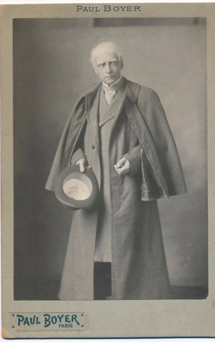 Louis Leloir photo argentique 1905 Boyer et carte visite autographe