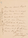 Jules PASDELOUP 2 autographes concert Bordeaux Heugel éditeur lettre