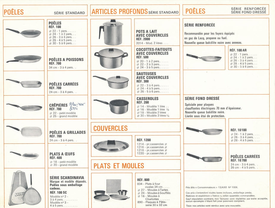 4 publicité pour TEFAL 3 imprimés recette poê1e photographie photo