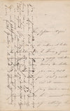 Edgard du BERNET DE GARROS intéressante lettre autographe signée guerre 1870