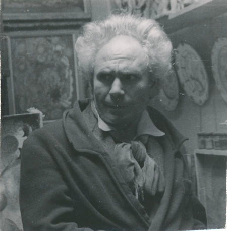 photo Pino della Selva tirage argentique époque Nordmann 1950 peintre poete art