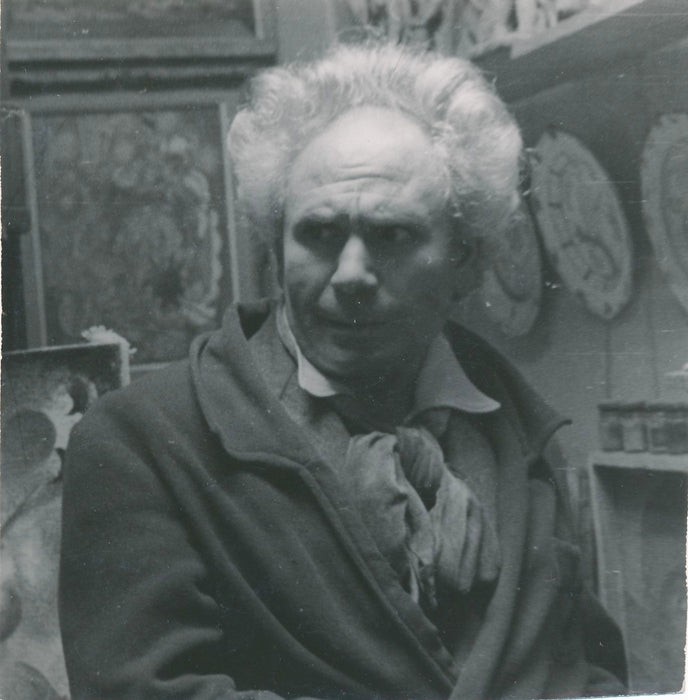 photo Pino della Selva tirage argentique époque Nordmann 1950 peintre poete art
