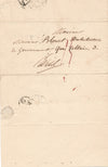 Jean-Baptiste LESUEUR architecte Hotel de Ville Paris lettre autographe signée