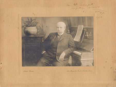 Isidor PHILIPP compositeur hongrois photo photographie signée