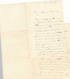 Maurice GUILLEMOT préface manuscrite 8 p. bronze 4 lettres projet Barbedienne