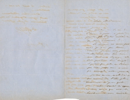 peintre orientalisme Hippolyte LAZERGES belle lettre autographe signée nature