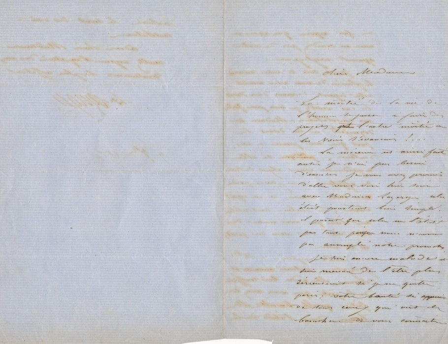 peintre orientalisme Hippolyte LAZERGES belle lettre autographe signée nature