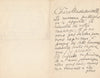 peintre Louise Catherine BRESLAU mariage Lucie Faure Goyau lettre autographe