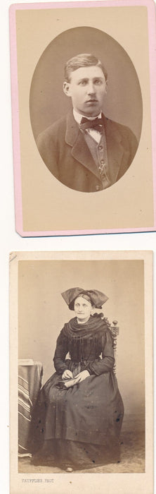 Famille HOLL  GANGLOFF Furdenheim bas Rhein 4 cdv photo photographie