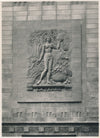 2 photographies bas-relief allégorie Terre Feu Albert Marque ? photo photographi