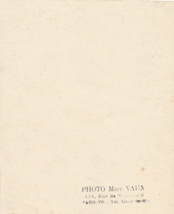 Jean JANIN peintre suisse 5 photo photographie v. 1928 Vaux 1 décicacée signée