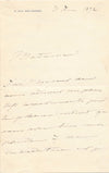 médecin chirurgien Charles Sédillot lettre autographe signé election académie