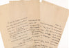 Jules Michelet 5 lettres autographes signées affaire conseil d'Etat