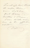 Charles Marie DUPERRÉ lettre autographe signée invitation amiral militaire