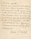 Jean BALDE  bel hommage à André Lamandé lettre autographe signée 1933