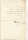 Pedro Pablo ABARDA DE BOLEA lettre signée ambassade espagne Bussy Ossun 1772