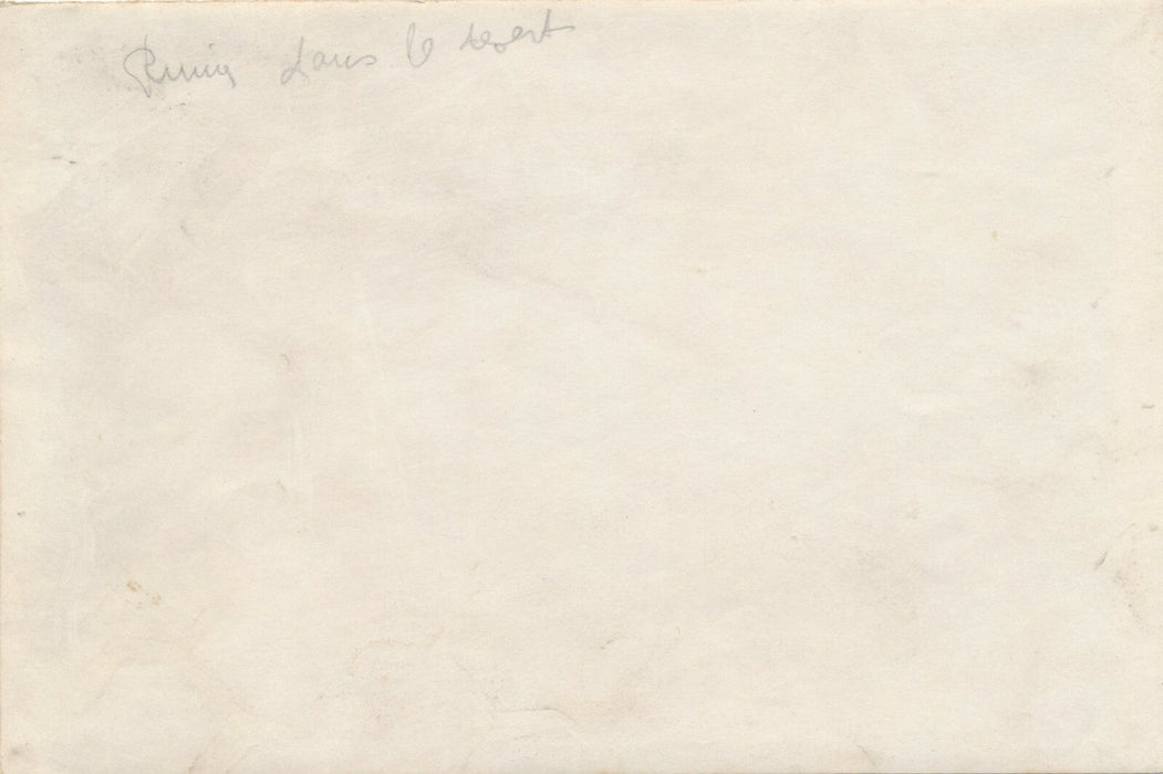 Ruines dans désert, Syrie ? tirage époque v. 1927-1929 photo photographie